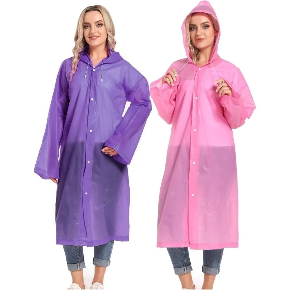 1/2PCS Compact Reusable Rain  - Emergency Poncho Rain review and price
